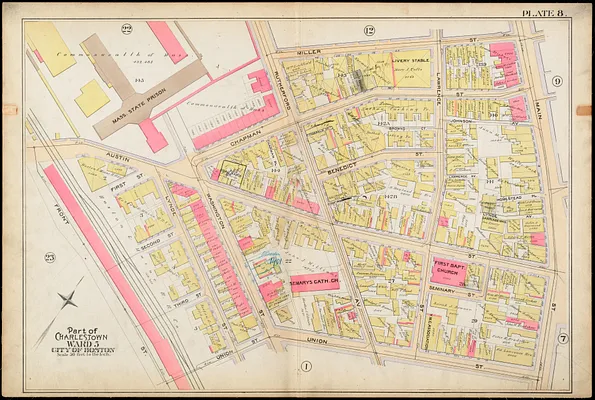 Atlas of the city of Boston : Charlestown