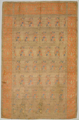 Velvet fragment from a palace curtain
