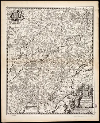 Comitatus Burgundiae tam in praecipuas ejus praefecturas quam in minores earundem Balliviatus aliasque Ditiones subjacentes et insertas distincte divisas