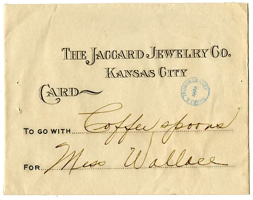Wedding Gift Card from Emma and William Southern, Jr.