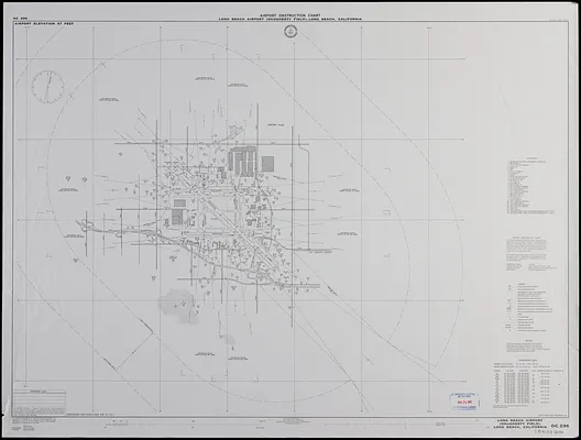 Airport obstruction chart