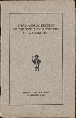 1911 Sons and Daughters of Washington Program