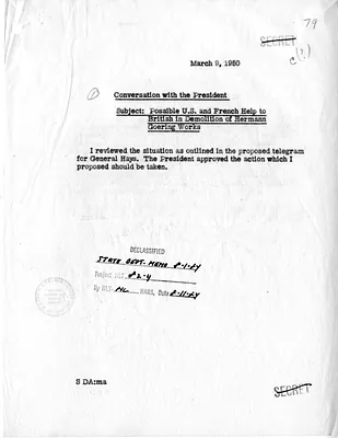 Memorandum of Conversation with Secretary of State Dean Acheson and President Harry S. Truman