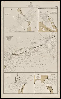 West-Indies, special plans to charts no. 26b & c, Bahama Bank