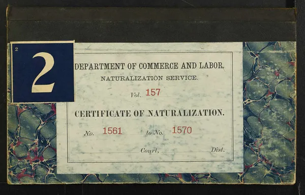 Volume 2, Certificates 1561 - 1570, 1908