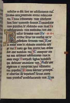 Historiated Initial ""A"" with a Jewish Priest