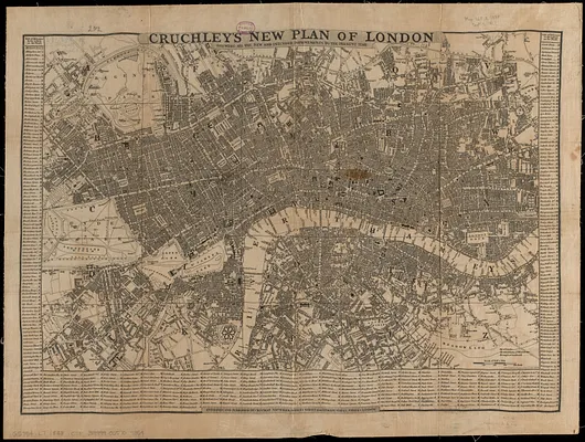 Cruchley's new plan of London shewing all the new and intended improvements to the present time