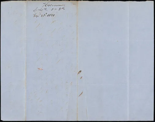 David Hesman to Samuel Warner, 28 September 1851