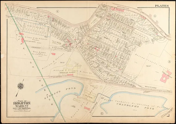 Atlas of the city of Boston, Brighton