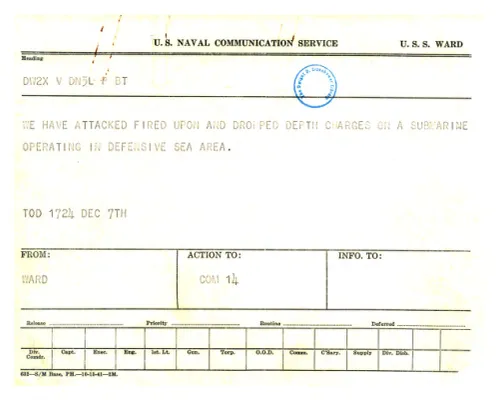 Telegram, December 7, 1941