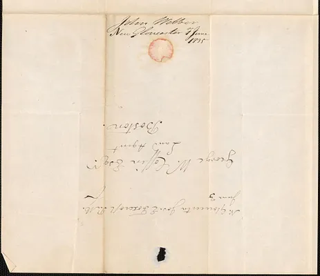 John Webber to George Coffin, 1 June 1835