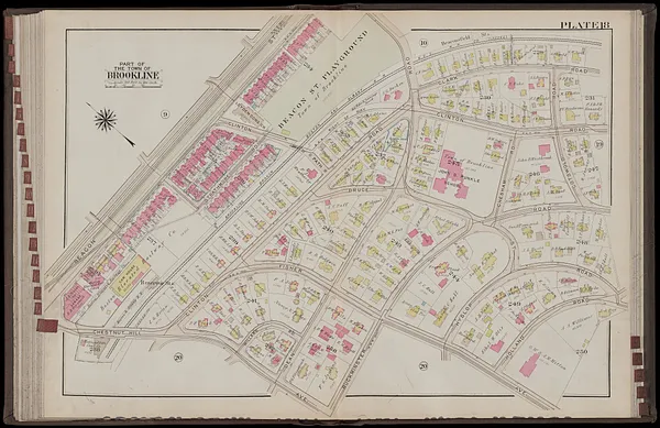 Atlas of the town of Brookline, Norfolk County, Massachusetts