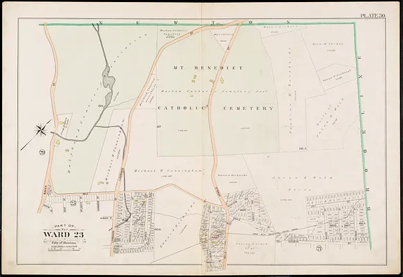 Atlas of the city of Boston, West Roxbury