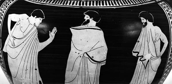 Column Krater with Standing Figures