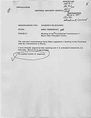 "ND 7-1 3/21/77-4/30/77" Compound Document: Presidential Commission on Americans Missing and Unaccounted for in Southeast Asis