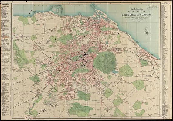 Bartholomew's pocket plan of Edinburgh & suburbs