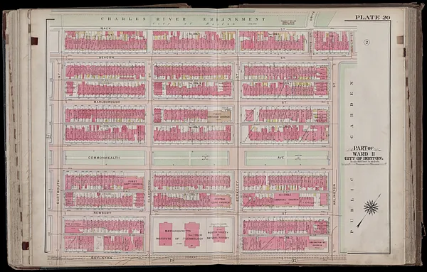 Atlas of the city of Boston, Boston proper and Back Bay : from actual surveys and official plans