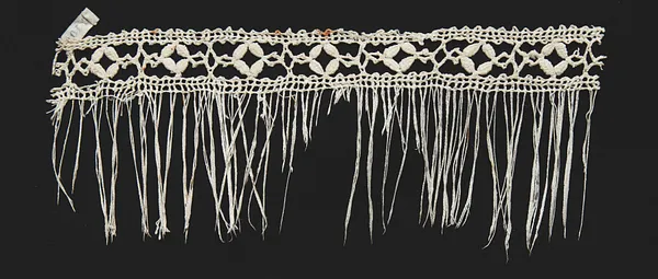 Lace Insertion with Fringe