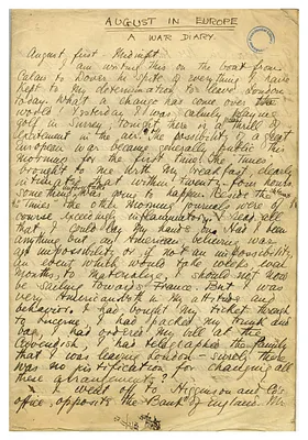 August in Europe: A War Diary