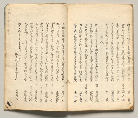 Spread Nineteen from Volume Seven of People of Japan in Light Verse (Kyōka)