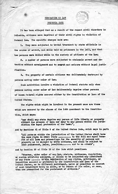 Memorandum of Law - Columbia Case