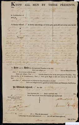 Deed of property in Brewster