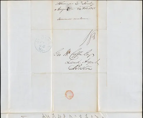Thomas E. Perley to George Coffin, 26 February 1843