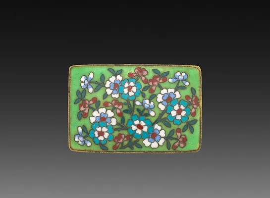 Belt Buckle with Flowers