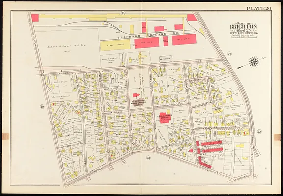 Atlas of the city of Boston, ward 25, Brighton