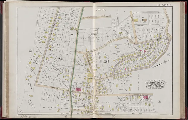 Atlas of the city of Boston, volume five, Dorchester Mass.
