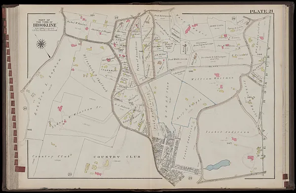 Atlas of the town of Brookline, Norfolk County, Massachusetts