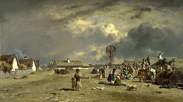 The Market at Szolnok, Hungary