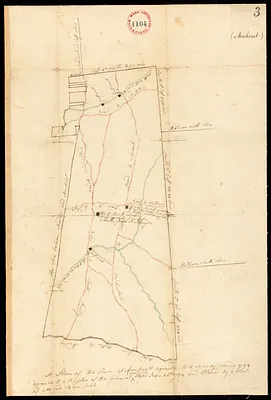 Two plans of Amherst, surveyor's name not given, dated 1794-5.