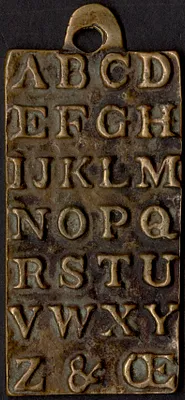 Brass hornbook