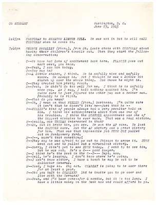 Summaries of Telephone Conversations