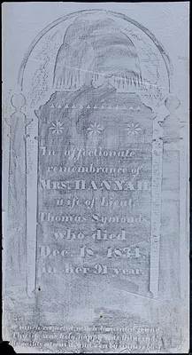 In affectionate remembrance of Mrs. Hannah
