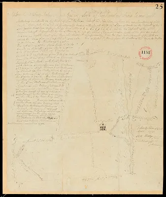 Plan of Shutesbury, surveyor's name not given, dated April 1795.
