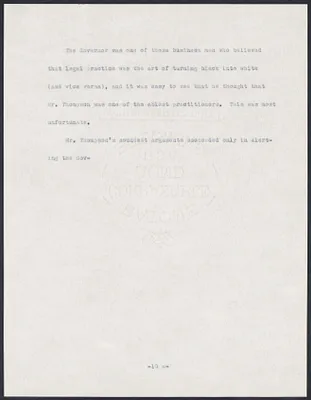 Herbert Brutus Ehrmann Papers, 1906-1970. Sacco-Vanzetti. Part II, Chapter 31: The Governor. Box 7, Folder 5, Harvard Law School Library, Historical & Special Collections