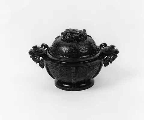 Covered Bowl with Archaic Motifs