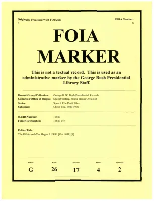 The Ridderzaal - Hague 11/9/91 [OA 6038] [1]