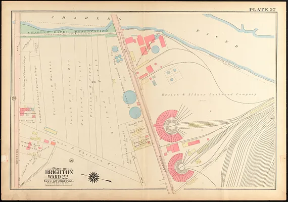 Atlas of the city of Boston, Brighton
