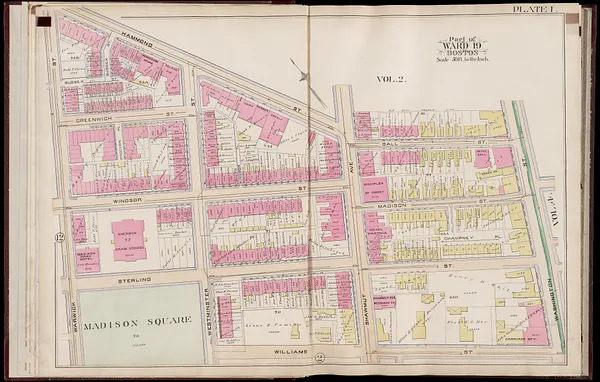 Atlas of the city of Boston : Roxbury, Mass. : volume three : from actual surveys and official records