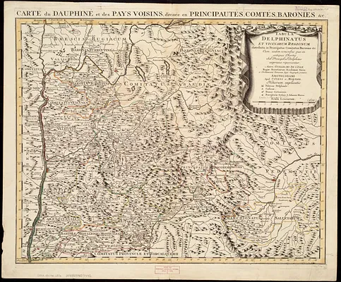 Tabula Delphinatus et vicinarum regionum
