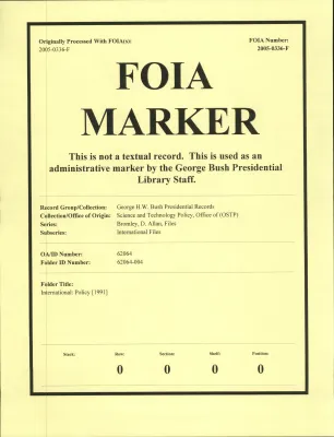 International: Policy [1991]