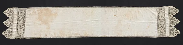Towel with Lace Ends