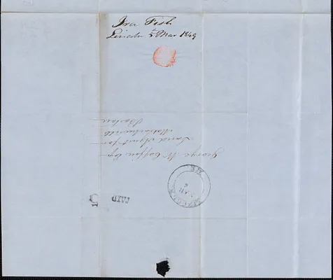 Ira Fish to George Coffin, 5 March 1849