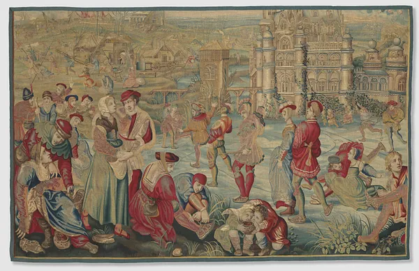Winter: Skating Scene