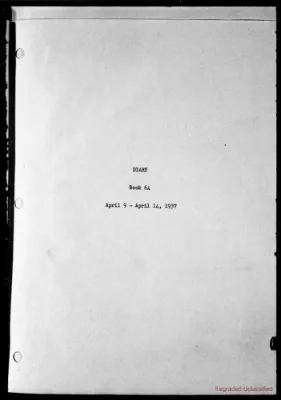 Volume 64, April 9 – April 14, 1937