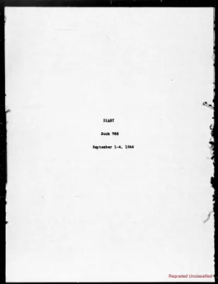 Volume 768, September 1 – September 4, 1944