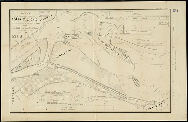 Plans of the Falls of the Ohio